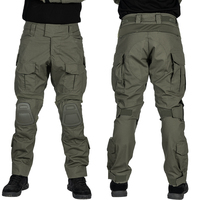 Pantalon tactique de chasse IDOGEAR pour homme, nouvelle version G3, camouflage, avec genouillères, vêtements de chasse
