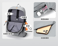 Sac à dos pour hommes nouveau sac à dos à la mode marque sac d'ordinateur décontracté grande capacité sac de voyage collège étudiant sac à dos sac pour hommes