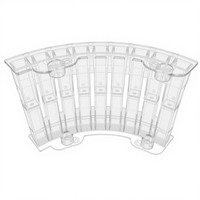 Cuvette en plastique jetable FUSHIKANG pour analyseur biochimique Mindray BS-360S, matériau PS, consommables médicaux pour fournitures de laboratoire