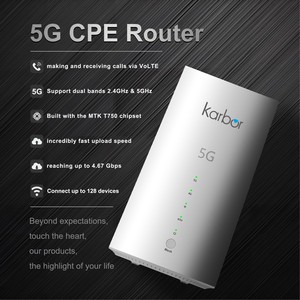 Karbor 5G LTE CPE Router Modem sans fil 5G CPE Carte SIM Modem sans fil Routeur 5g Passerelle pour huawei Routeur 5g Wifi - Product Image 3