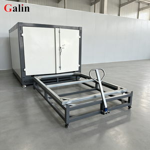 Four de cuisson industriel à chariot pour peinture en poudre, taille personnalisée, <span class=keywords><strong>chauffage</strong></span> au gaz naturel/GPL pour séchage de surfaces métalliques, équipement certifié CE - Product Image 1