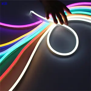 Clear Cool White PVC Milky Jacket Wire Rope Cable Strip RGB Mini LED Pixed Flex Neon Flex