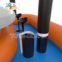 Bar de piscine gonflable personnalisé pour adultes avec sièges et canapé, idéal pour les loisirs et le divertissement en extérieur