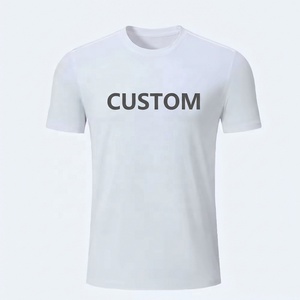 T-shirt de sport blanc personnalisé, respirant, à séchage rapide, pour l'entraînement, OEM ODM - Product Image 1