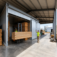 Nouveau chauffage électrique four de séchage de palettes en bois machines à bois séchoir à bois pour les industries agricoles