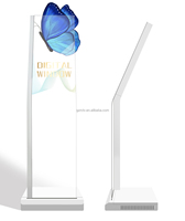 Écran publicitaire OLED transparent de 30 pouces avec système d'exploitation Android pour affichage graphique dans les centres commerciaux et les magasins de détail