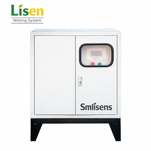 Système de brumisation haute pression 100 bars en acier inoxydable avec télécommande électrique pour restaurants, cafés et espaces de restauration en extérieur - Product Image 1