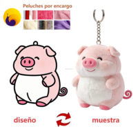minimale de commande prix d'usine délai de livraison rapide cadeaux promotionnels porte-clés en peluche personnalisé