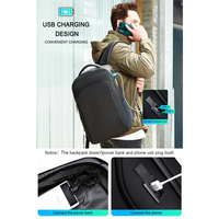 Sac à dos de voyage professionnel approuvé pour le vol, imperméable, avec compartiment pour ordinateur portable et port USB, extensible, sac à dos intelligent pour homme