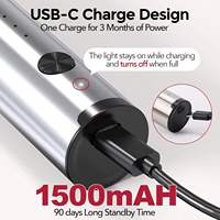 Mousseur à lait électrique avec 2 fouets, 3 vitesses, rechargeable USB-C, mélangeur de boissons en acier inoxydable, mini batteur à œufs pour matcha, argenté