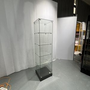 ארון תצוגה מזכוכית מלאה ללא מסגרת, עשוי סיבית MDF, בהתאמה אישית סיטונאית של KEWAY - Product Image 3