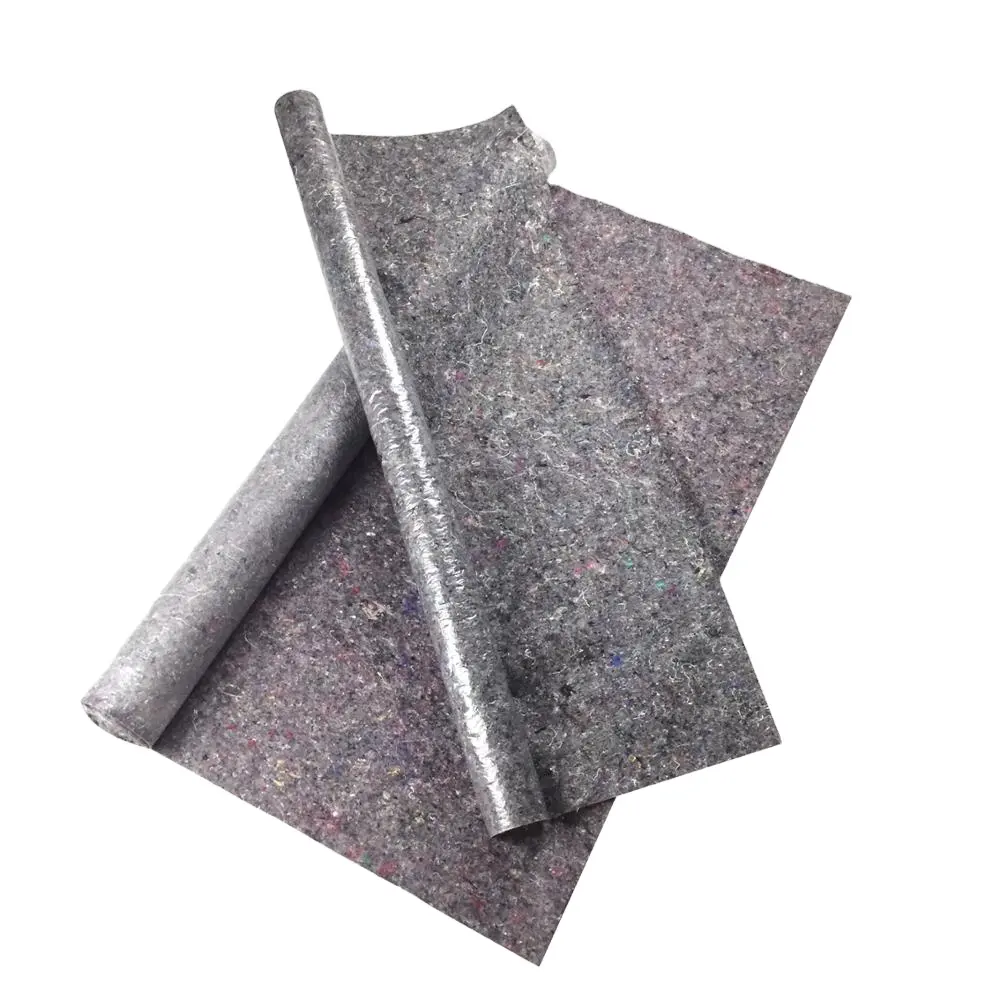 220g grigio pavimentazione protettiva feltro sottofondo materasso materiale feltro riciclato pittore tappeto copertura in pile abdeckvlies