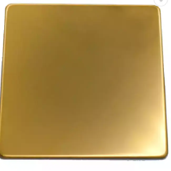 جميع حجم الذهب مرآة سطح 321 صحيفة من الفولاذ المقاوم للصدأ 304 316 904l