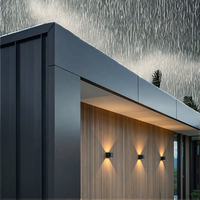 Revestimiento de Pared Moderno Ignífugo Alumetal, Paneles Compuestos de Aluminio Alucobond con Recubrimiento de PVDF, para Fachadas Interiores y Exteriores
