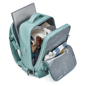 Sac à dos pour ordinateur portable unisexe Oxford 15,6 pouces, étanche, antivol, avec port USB, idéal pour les voyages et l'école – Nouvelle collection très demandée - Product Image 2