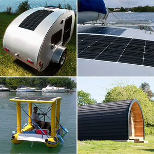 ชุดแผงโซลาร์เซลล์แบบยืดหยุ่น 100W สำหรับบ้าน พลังงานแสงอาทิตย์แบบโมโนคริสตัลไลน์ 100 วัตต์ 12 โวลต์ - Product Image 3