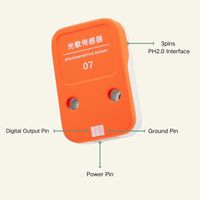 Module de capteur de lumière Qimayuan S07 PH2.0 LDR 3.3V-5V Plug-and-Play pour projets IoT et IA /ESP32
