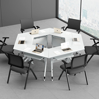 Bureau de travail moderne en bois Mekia - Bureau d'ordinateur pliable et convertible multifonctionnel respectueux de l'environnement avec garantie de 5 ans