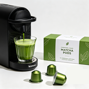 Nesp resso Original Matcha Pods | Ceremonial Grade Japanese Matcha with Custom Flavor Profiles & Tin Can Packaging – OEM/ODM - Product Image 1
