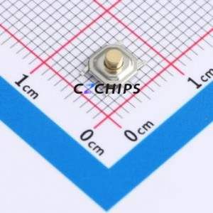 TS011-TBW1FH2.5 Tactile Switch SMD-4P,5.1x5.1mm Switch Single Pole Single Throw Round Button 2.5N Vertical Mount - Product Image 1