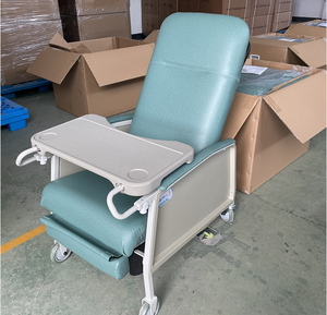 Silla Reclinable Manual para Acompañante de Pacientes de Hospital EU-MC621 con Panel Lateral para Ancianos, Silla Geriátrica de Hospital - Product Image 5