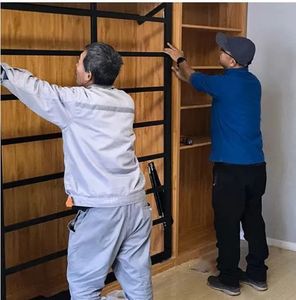 Горячая Распродажа, крепкая стальная конструкция, комплект настенных кроватей, металлический складной комплект для спальни - Product Image 4