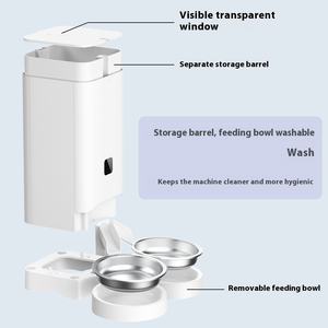 Alimentador inteligente médico con control de porciones de 3 cuencos recomendado por el veterinario para mascotas diabéticas, control de peso - Product Image 2