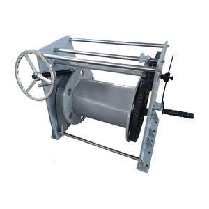 Cabrestante de tracción marina de <span class=keywords><strong>2</strong></span> toneladas, 3 toneladas y 5 toneladas, puente flotante, freno de trinquete de servicio pesado fijo, cabrestante manual con manivela - Product Image 4