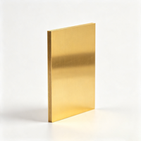 High Precision H65 C26800 Brass Alloy Plate Mirror Polished Copper Zinc Sheet Soft Temper for Electronic Terminal Jewelry