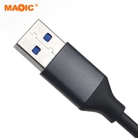 Adaptor Ethernet USB rj45, adaptor LAN jaringan Gigabit Usb3.0 Gigabit Ethernet Adapter Laptop PC Model baru 1000Mbps