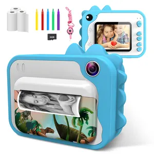 Cheap Children Photo With Printer Camera with 2.4 IPS LCD 1080P Video Kids Camera Instant Print