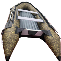 Bateau gonflable en caoutchouc de 3.3m, 11 pieds, vente en gros, canot de pêche, sauvetage, voyage, motif de camouflage