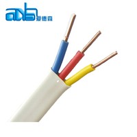 Fil de Câble électrique 3 Noyaux 1.5mm Câble de Cuivre Flexible H05VV-F 2C * 1.5mm Ordinateur Rallonge De Cordon D'alimentation Câble Flexible