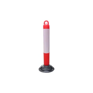 Bollard amovible en plastique PU flexible pour barrière de circulation