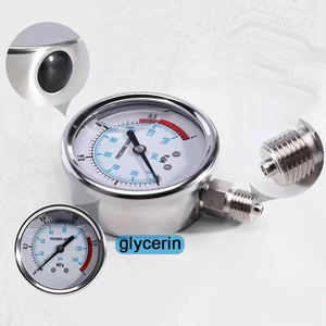 पोर्टेबल दबाव गेज तापमान ग्लिसरीन दबाव गेज दबाव नापने का यंत्र दबाव मापने साधन - Product Image 3
