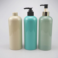 250ml 300ml 400ml 500ml Shampooing pour soins de la peau Crème solaire Bouteille de lotion en plastique
