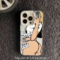 Coque de téléphone tendance Street Culture pour iPhone Xs Xr 7 8 11 12 13 15 16 17 Pro Max, étui sexy pour femme