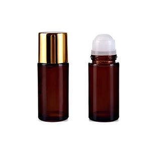 Flaconi Roll-on Ambrati da 30ml e 50ml con Tappo in PP Oro o Nero, per Oli Essenziali e Profumi, con Applicatore in Acciaio o Vetro - Product Image 6