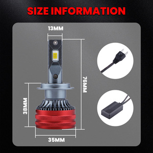 Bombillas LED para Faros Delanteros de Coche, Marca POPNOW, 80W, 12000lm, H11, 9005, 9006, H4, H7, 12V, Universales - Product Image 6
