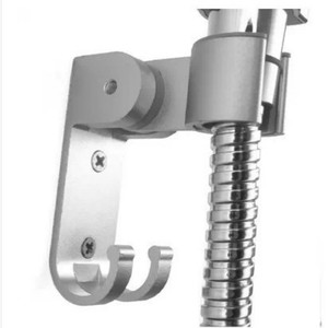 304 in acciaio inox spazzolato palmare soffione doccia supporto a parete con viti regolabile <span class=keywords><strong>gancio</strong></span> doccia <span class=keywords><strong>per</strong></span> il bagno - Product Image 2