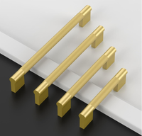 Gagang Kabinet Modern dari Paduan Seng dengan Pola Knurled Bentuk T-Bar, Warna Dapat Disesuaikan, Perlengkapan Tarikan Kabinet Dapur untuk Lemari