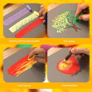 Craies douces Rubens faites à la main, 48 couleurs, haute saturation, application lisse pour la <span class=keywords><strong>peinture</strong></span> professionnelle et l'artisanat – Meilleur rapport qualité-prix - Product Image 4