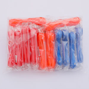 Pas de toxique Durable amusant interactif grinçant 15cm couleurs assorties vinyle plat dentaire dentition jouet à mâcher pour petits et moyens chiens - Product Image 3