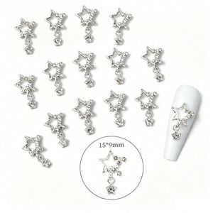 Autocollants décoratifs 3D dorés brillants pour nail art, accessoires en plastique pour impression d'art sur ongles - Product Image 5