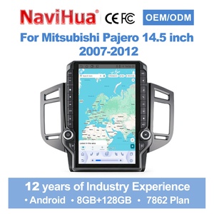 Autoradio Android 14,5 pouces avec GPS, Carplay, système multimédia, autoradio stéréo pour Mitsubishi Pajero 2007-2012, mise à niveau de la navigation - Product Image 1