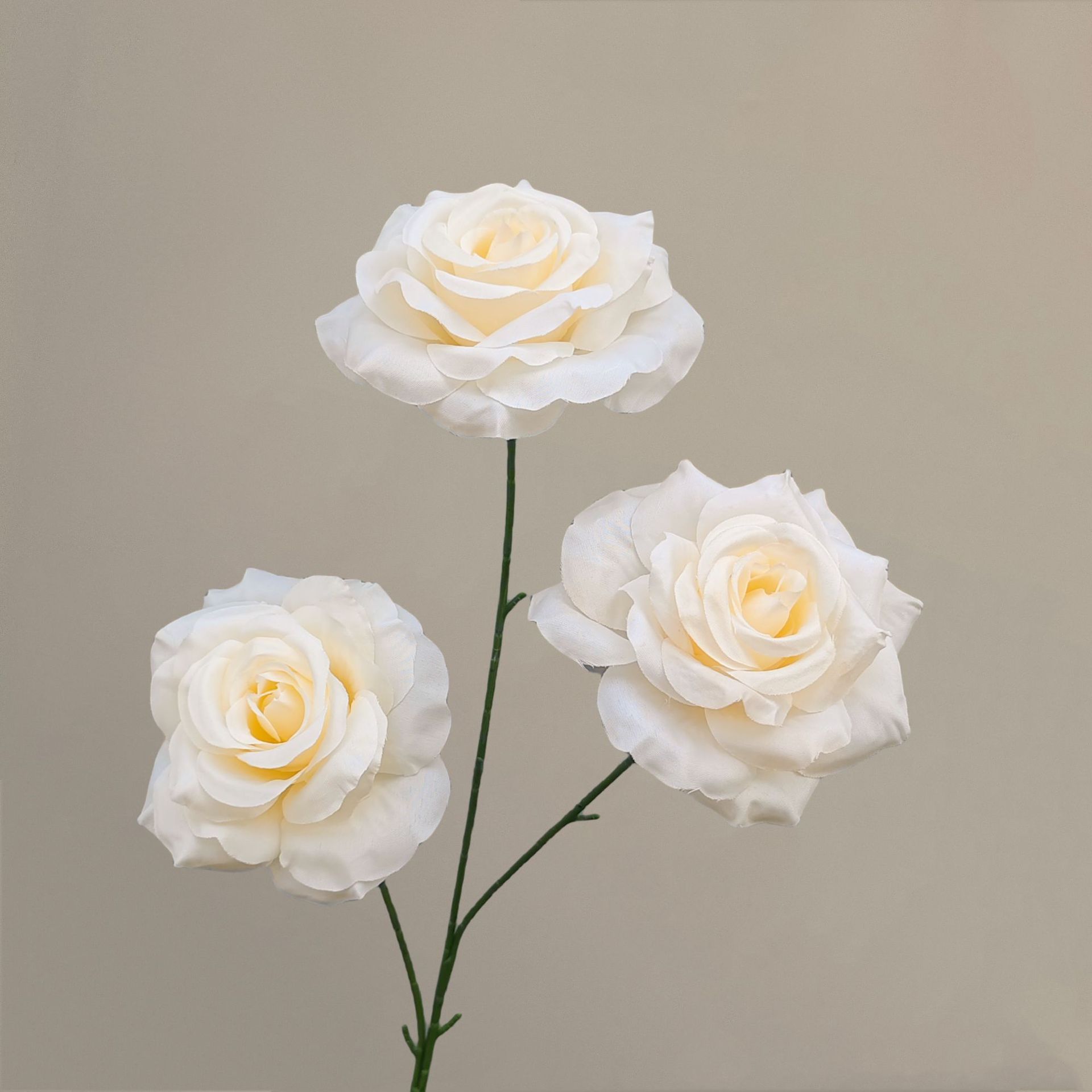 Diamant 3 têtes [sans feuilles] Rose Champagne
