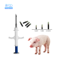 Micro-puce RFID injectable pour animaux, identification des animaux, implantable pour vache, cheval, bétail, identification des animaux, micro-puce pour mouton, porc