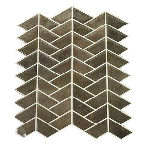 Adesivi per piastrelle da parete esagonali autoadesivi decorativi 3d di lusso per interni e piastrelle in ceramica di legno esagonale a mosaico - Product Image 3