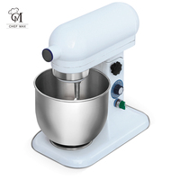 Mélangeur Électrique Commercial Automatique 5, 7, 10L pour Boulangerie, Préparation de Gâteaux Frais, Lait, Jus, avec Bol