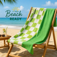 Custom Solid Color Summer Turkish Beach Towel Oversized Sand Free Lightweight Soft Absorbent Custom Print Swim Pool Travel Bath